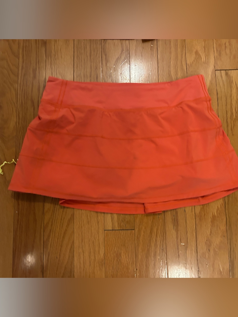 lululemon athletica Coral Orange Athletic Skort